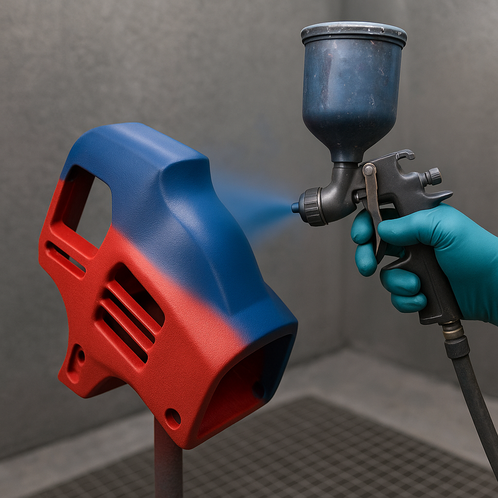 رنگ آمیزی صنعتی پرینت - سه بعدی با ما