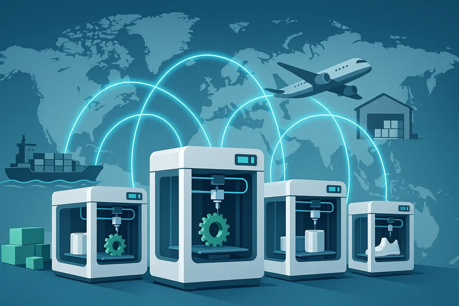 تحول پرینت سه‌بعدی در زنجیره تأمین جهانی