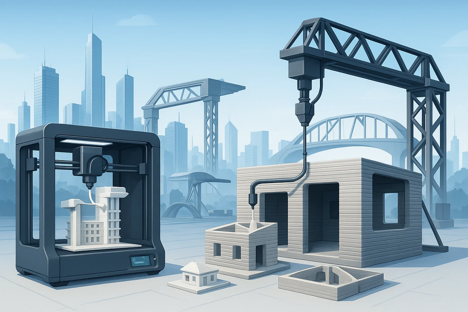 چاپ سه‌بعدی در معماری: از ماکت تا ساخت سازه‌های واقعی