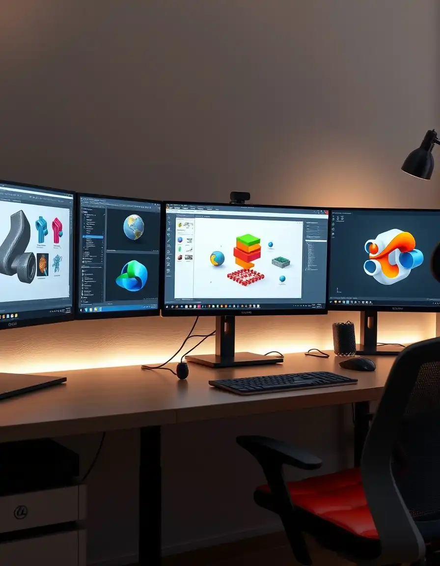 معرفی نرم‌افزارهای برتر طراحی سه‌بعدی برای پرینترهای سه‌بعدی (CAD تا Blender)