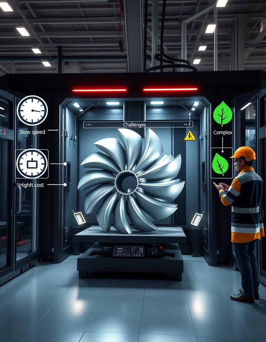 چالش‌ها و محدودیت‌های چاپ سه‌بعدی در صنایع سنگین و تولید انبوه- 3dbama