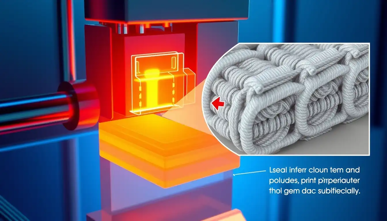 بررسی رفتار حرارتی مواد ترموپلاستیک در چاپ سه‌بعدی و نقش دمای اکسترودر در کیفیت سطح